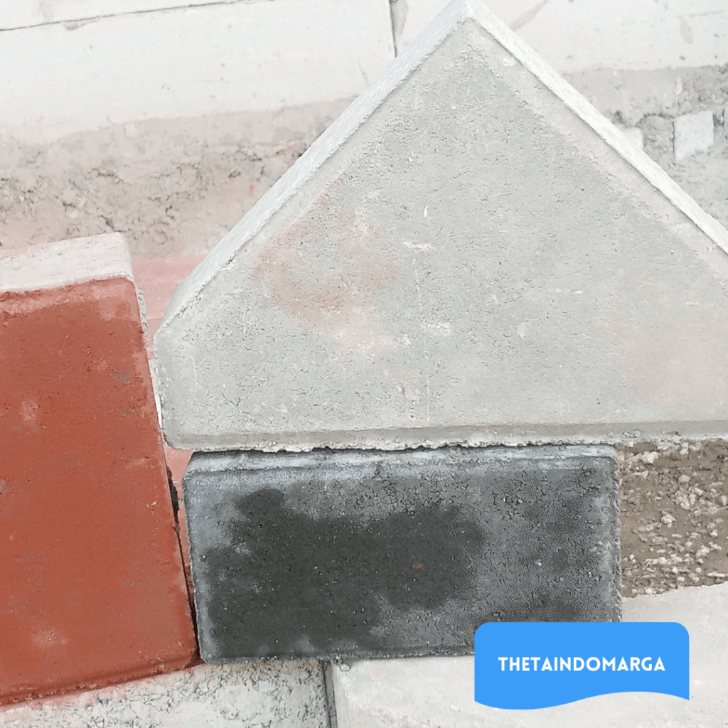 conblock kekuatan K300 untuk garasi